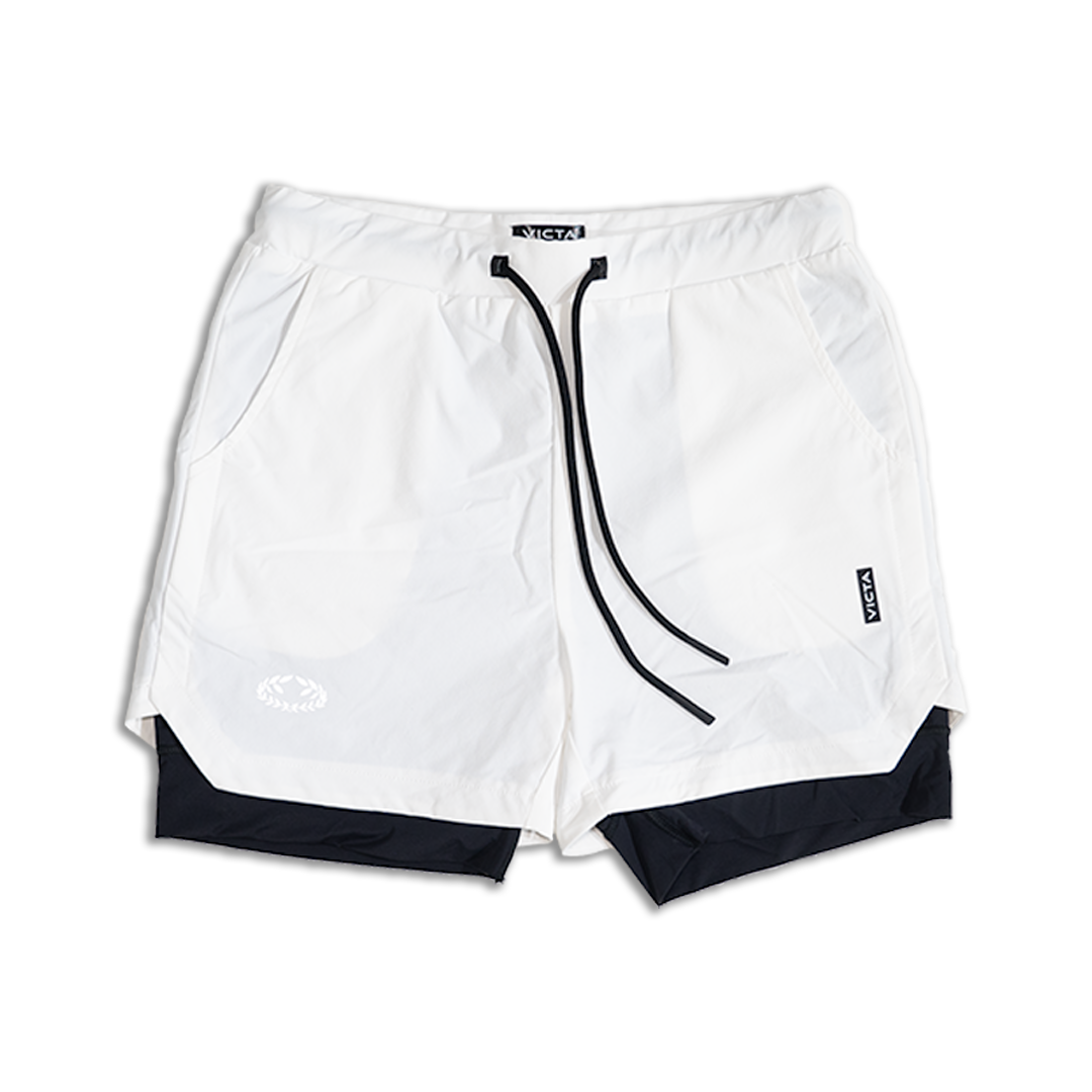 TECH TRAINING SHORTS – WHITE – Victa Fit