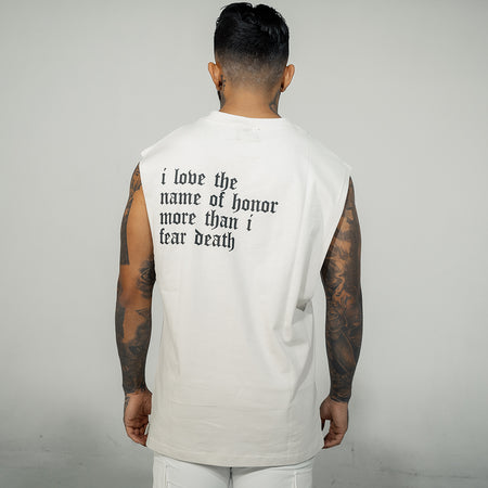 HONOR RELAXED FIT TANK – BONE