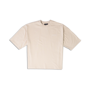 Canvas Crop Boxy Tee – Chai