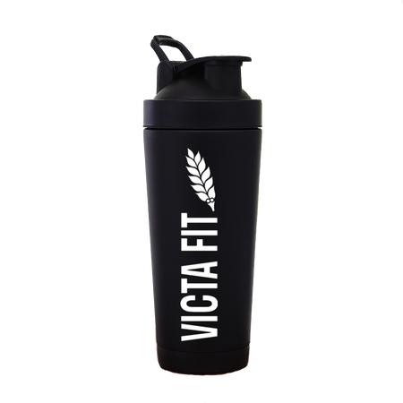 THERMALLY INSULATED SHAKER BOTTLE – BLACK