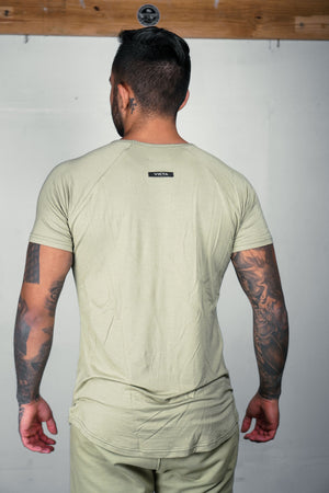 TERRA BAMBOO RAGLAN TEE – MOSS