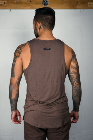TERRA BAMBOO TANK TOP – BARK