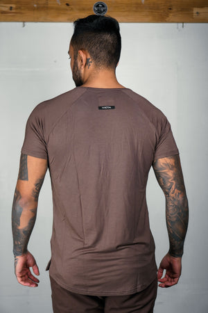 TERRA BAMBOO RAGLAN TEE – BARK