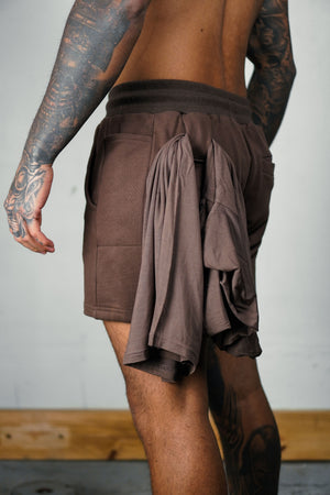 TERRA SWEAT SHORT – BARK