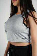 Load image into Gallery viewer, VICTA Performance Sleeveless Crop – Gray