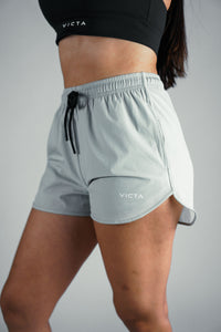 VICTA Women's Performance Training Shorts – Cement