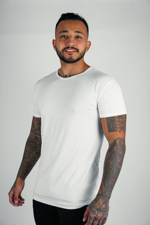 BAMBOO BASICS TEE – WHITE