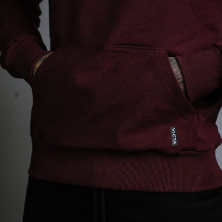CROWN HOODIE – MAROON