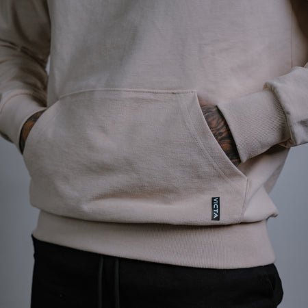 CROWN HOODIE – BEIGE