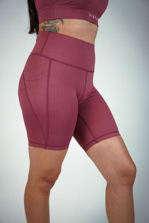 VITAL BIKER SHORTS – ROSÉ