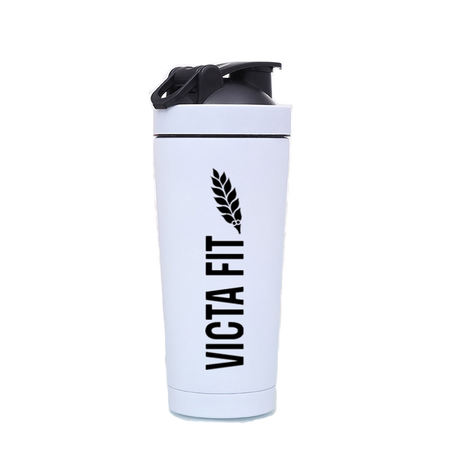 THERMALLY INSULATED SHAKER BOTTLE – WHITE