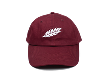 Load image into Gallery viewer, Wreath Logo Dad Hat – Maroon